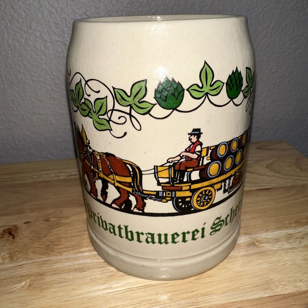 Beer Stein Privatbrauerei Scherdel Hof Vintage